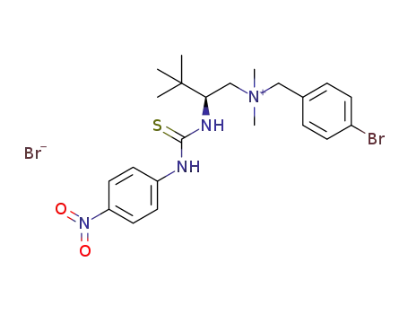 (S)-N,N,3,3-tetramethyl-N-(4-bromobenzyl)-2-(3-(4-nitrophenyl)thioureido)butan-1-ammonium bromide