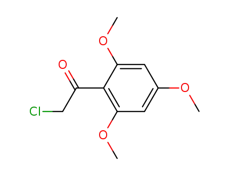 Molecular Structure of 35543-30-7 (2-Chloro-1-(2,4,6-trimethoxy-phenyl)-ethanone)