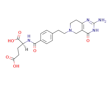 (S)-2-{4-[2-(2-Amino-4-oxo-3,5,7,8-tetrahydro-4H-pyrido[4,3-d]pyrimidin-6-yl)-ethyl]-benzoylamino}-pentanedioic acid