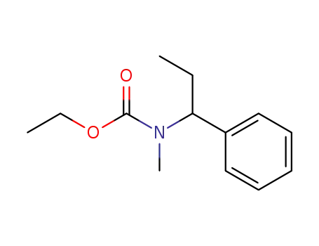 Molecular Structure of 127202-36-2 (Methyl-(1-phenyl-propyl)-carbamic acid ethyl ester)