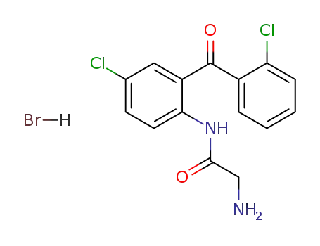 4-chloro-2-(o-chlorobenzoyl)-N-glycinanilide hydrobromide