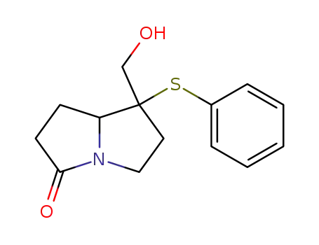 6-hydroxymethyl-6-phenylthio-1-azabicyclo<3.3.0>octan-2-one