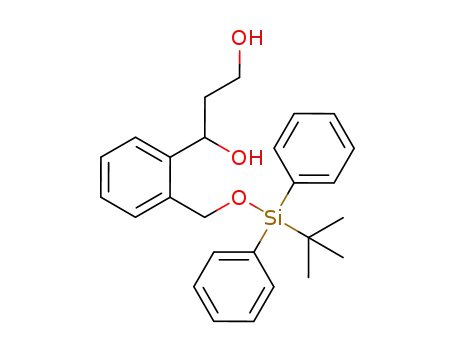 1-(2-((tert-butyldiphenylsilyloxy)methyl)phenyl)propane-1,3-diol