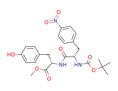 (S)-2-[(S)-2-tert-Butoxycarbonylamino-3-(4-nitro-phenyl)-propionylamino]-3-(4-hydroxy-phenyl)-propionic acid methyl ester