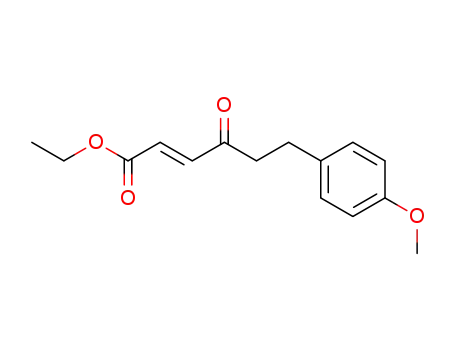 (E)-ethyl 6-(p-methoxyphenyl)-4-oxo-2-hexenoate