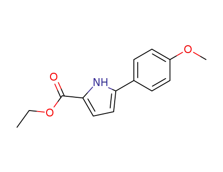 1H-Pyrrole-2-carboxylic acid, 5-(4-methoxyphenyl)-, ethyl ester