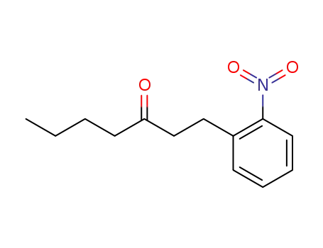 Molecular Structure of 159617-00-2 (1-(2-nitrophenyl)-3-heptanone)
