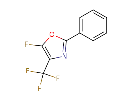 Molecular Structure of 70276-69-6 (5-Fluoro-4-trifluoromethyl-2-phenyloxazole)