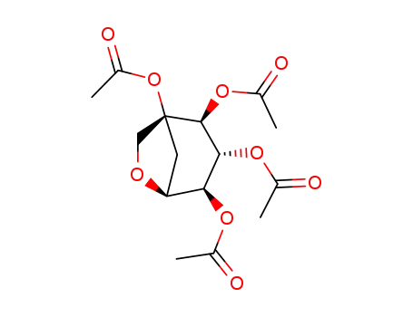 (1RS,2SR,3RS,4SR,5RS)-1,2,3,4-tetra-acetoxy-6-oxabicyclo<3.2.1>octane
