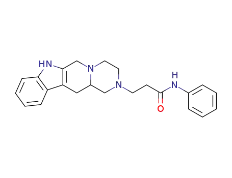 3-(3,4,6,7,12,12a-Hexahydro-1H-pyrazino[1',2':1,6]pyrido[3,4-b]indol-2-yl)-N-phenyl-propionamide