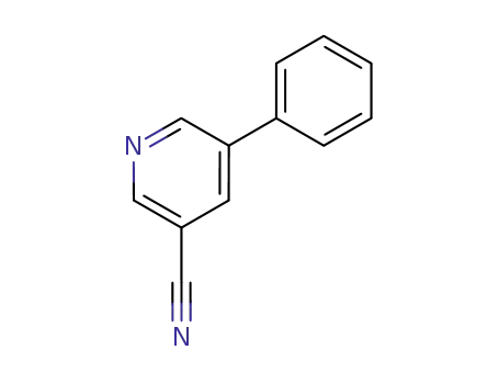 Molecular Structure of 10177-11-4 (3-Cyano-5-phenylpyridine)