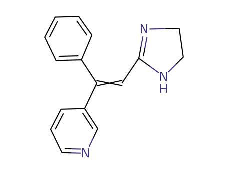 3-[(E)-2-(4,5-Dihydro-1H-imidazol-2-yl)-1-phenyl-vinyl]-pyridine