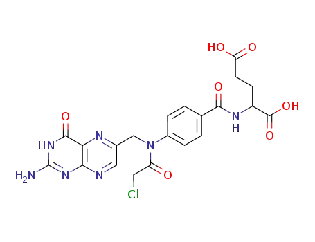 N-(4-{[(2-amino-4-oxo-1,4-dihydropteridin-6-yl)methyl](chloroacetyl)amino}benzoyl)glutamic acid