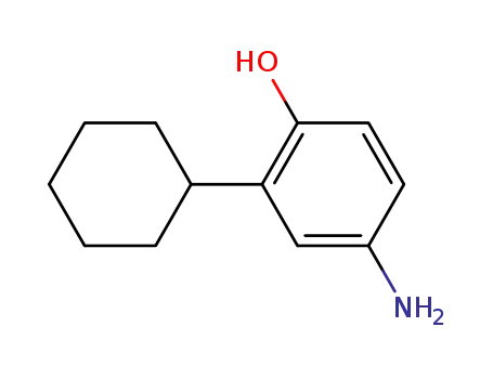 Molecular Structure of 92903-03-2 (Phenol, 4-amino-2-cyclohexyl-)