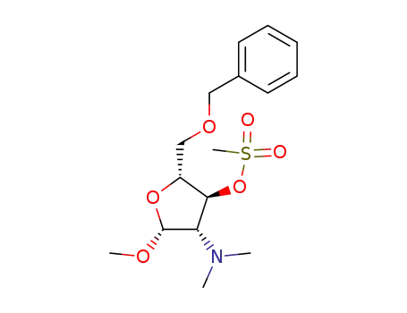 5-O-Benzyl-2-desoxy-2-dimethylamino-3-O-methanesulfonyl-β-D-arabinofuranoside de methyle