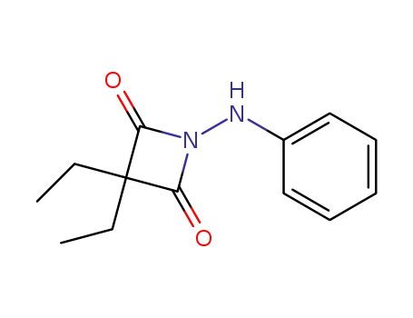 2,4-Azetidinedione, 3,3-diethyl-1-(phenylamino)-