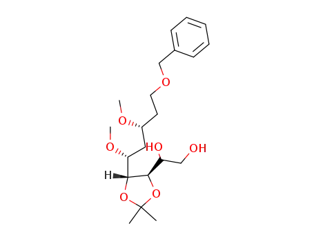 1-[(4R,5R)-5-((1R,3R)-5-Benzyloxy-1,3-dimethoxy-pentyl)-2,2-dimethyl-[1,3]dioxolan-4-yl]-ethane-1,2-diol