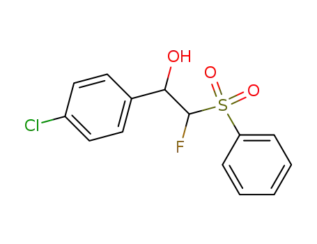 2-Benzenesulfonyl-1-(4-chloro-phenyl)-2-fluoro-ethanol