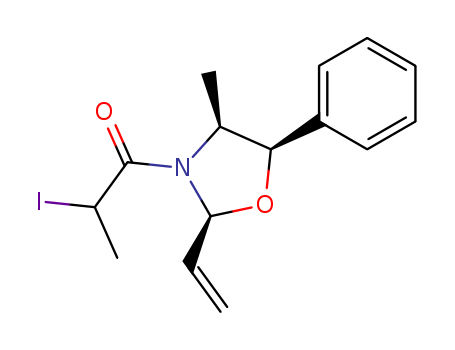 Oxazolidine, 2-ethenyl-3-(2-iodo-1-oxopropyl)-4-methyl-5-phenyl-