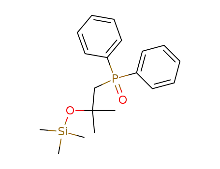 Molecular Structure of 117924-17-1 ([2-(Diphenyl-phosphinoyl)-1,1-dimethyl-ethoxy]-trimethyl-silane)