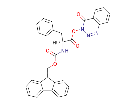 Molecular Structure of 114119-90-3 (Fmoc-Phe-ODhbt)