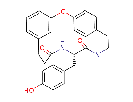 (S)-12-<(4-Hydroxyphenyl)methyl>-10,13-dioxo-2-oxa-11,14-diazatricyclo<15.2.2.1<sup>3,7</sup>>docosa-3,5,7(22),17,19,20-hexaene