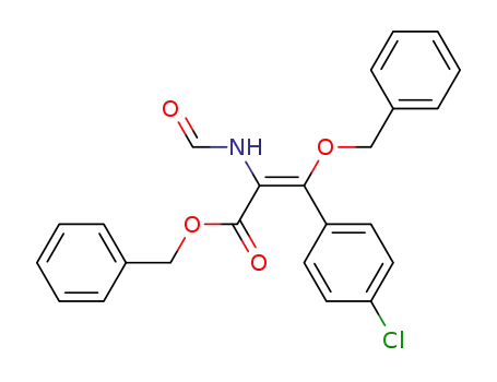 benzyl (Z)-β-benzyloxy-α-formylamino-(4-chloro)cinnamate