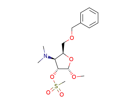 5-O-Benzyl-3-desoxy-3-dimethylamino-2-O-methanesulfonyl-α-D-xylofuranoside de methyle
