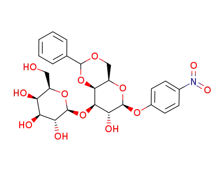 p-nitrophenyl 4,6-O-benzylidene-3-O-β-D-galactopyranosyl-β-D-galactopyranoside