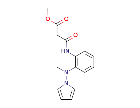 N-(2-Methoxycarbonylacetamidophenyl)-N-methyl-1H-pyrrol-1-ylamine