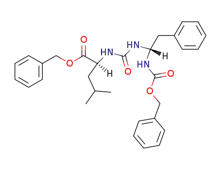 L-Leucine,
N-[[[2-phenyl-1-[[(phenylmethoxy)carbonyl]amino]ethyl]amino]carbonyl]-,
phenylmethyl ester
