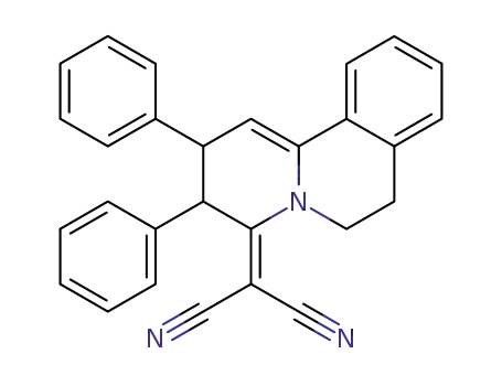 Propanedinitrile,
(2,3,6,7-tetrahydro-2,3-diphenyl-4H-benzo[a]quinolizin-4-ylidene)-
