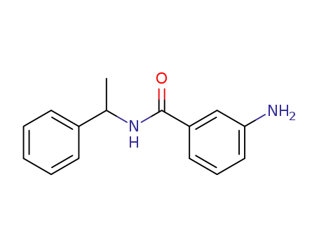 Molecular Structure of 85592-79-6 (3-AMINO-N-(1-PHENYLETHYL)BENZAMIDE)