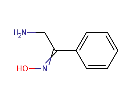 Molecular Structure of 82585-31-7 (Ethanone,  2-amino-1-phenyl-,  oxime)