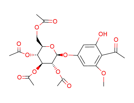 2-O-methyl-4-2',3',4',6'-tetra-O-acetyl-β-D-glucopyranosylphloroacetophenone
