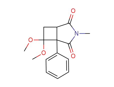 3-Azabicyclo[3.2.0]heptane-2,4-dione,
7,7-dimethoxy-3-methyl-1-phenyl-