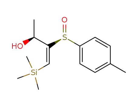 3-Buten-2-ol, 3-[(S)-(4-methylphenyl)sulfinyl]-4-(trimethylsilyl)-, (2S,3E)-