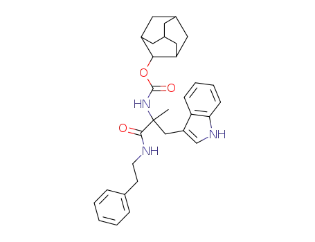 tricyclo[3.3.1.13,7 ]dec-2-yl [1-(1H-indol-3-ylmethyl)-1-methyl-2-oxo-2-[(2-phenylethyl)amino]-ethyl]carbamate