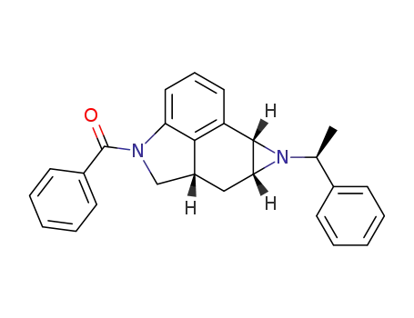 Phenyl-[(5aS,6aR,7aS)-7-((S)-1-phenyl-ethyl)-5,5a,6,6a,7,7a-hexahydro-4,7-diaza-cyclopropa[e]acenaphthylen-4-yl]-methanone