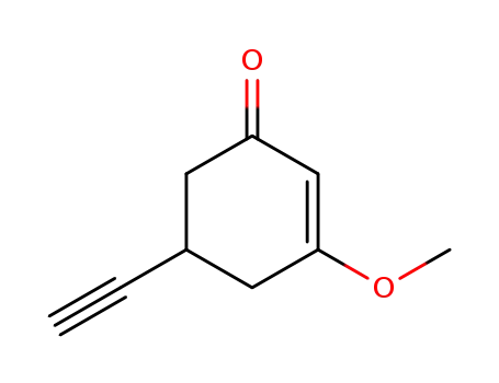 2-Cyclohexen-1-one, 5-ethynyl-3-methoxy- (9CI)