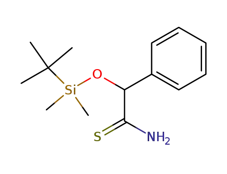 2-(tert-butyldimethylsiloxy)-2-phenylthioacetamide