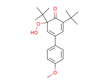 2,4-Cyclohexadien-1-one,
2,6-bis(1,1-dimethylethyl)-6-hydroperoxy-4-(4-methoxyphenyl)-
