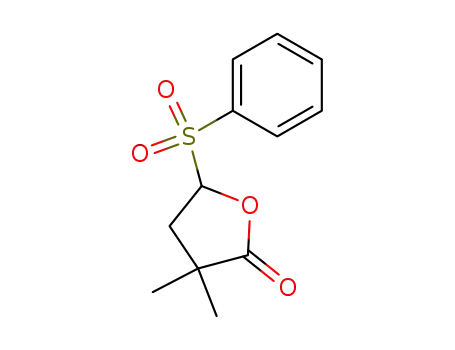 2(3H)-Furanone, dihydro-3,3-dimethyl-5-(phenylsulfonyl)-