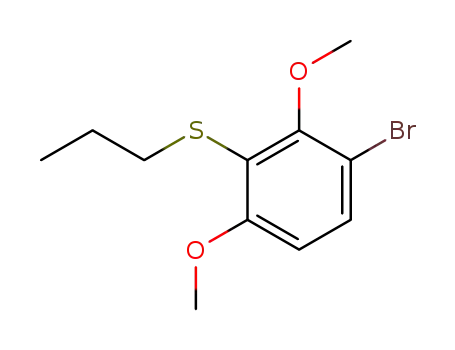Benzene, 1-bromo-2,4-dimethoxy-3-(propylthio)-