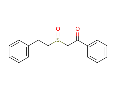 Molecular Structure of 73121-27-4 (Ethanone, 1-phenyl-2-[(2-phenylethyl)sulfinyl]-)