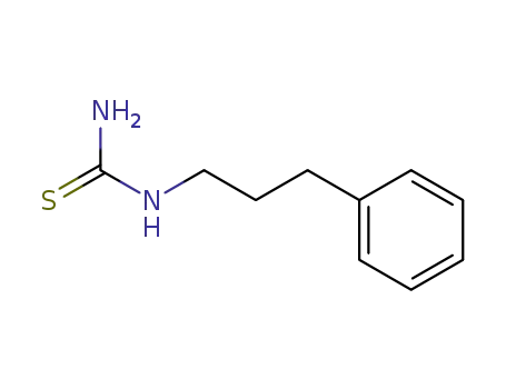 Molecular Structure of 93168-20-8 (1-(3-PHENYLPROPYL)-2-THIOUREA)