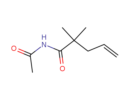 N-(1-oxo-2,2-dimethyl-4-pentenyl)acetamide