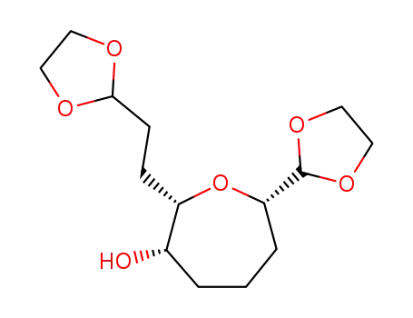 (2S,3S,7S)-7-[1,3]Dioxolan-2-yl-2-(2-[1,3]dioxolan-2-yl-ethyl)-oxepan-3-ol
