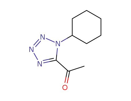 Molecular Structure of 108630-79-1 (1-cyclohexyl-5-acetyltetrazole)