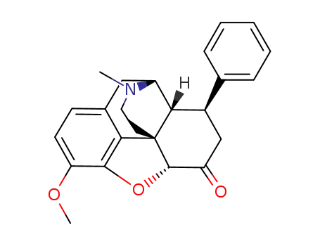 Molecular Structure of 72707-00-7 (8β-phenyldihydrocodeinone)